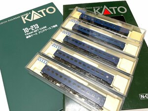 ■KATO カトー Nゲージ 43系 旧形客車 5070 5070-1 オハ47 513-3 マシ35ブルー 5両セット 純正ケース収納★11