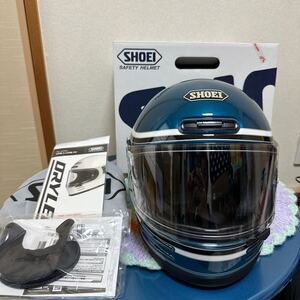 SHOEI Glamster BIVOUAC グラムスター ビバーク TC-2 (BLUE/WHITE)　Lサイズ　青 ショウエイ　付属品多数　箱あり　2023年製