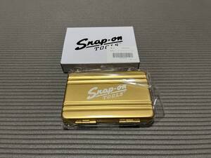 スナップオン・SNAPON・名刺入れ・未使用・金