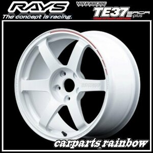 ★RAYS/レイズ VOLKRACING ボルクレーシング TE37SAGA S-plus TIME ATTACK EDITION 17×8.5J 4/100 +41★ホワイト(WR)★