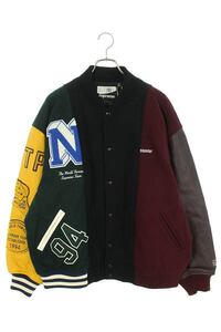 シュプリーム エムエムシックス ブルゾン 24SS Split Varsity Jacket サイズ:XL スプリットバーシティブルゾン 中古 OM10