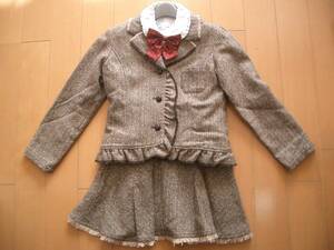 ★新品★　SISTER JENNI　motherways　COMME CA ISM　ブランドフォーマルスーツ　子供　女の子　130cm　5点セット　FS3068