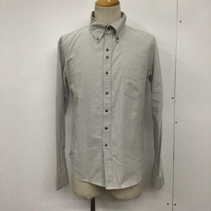 wjk M ダヴルジェイケイ シャツ、ブラウス 長袖 ox04ys ボタンダウン Shirt Blouse 灰 / グレー / 10072089