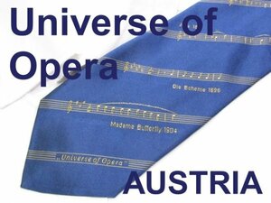 【音楽 オペラ 大学 】B 524 オペラ 大学 アーストリア Universe of Opera 紺色系 楽譜絵柄 ジャガード