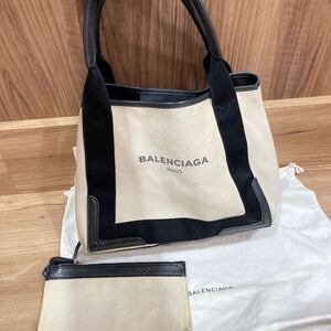 BALENCIAGA バレンシアガ ネイビーカバスS トートバッグ ショルダーバッグ ハンドバッグ おしゃれ 保存袋 レディース