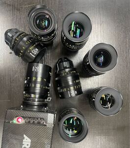 【超美品】DZOFILM VESPID PRIME 8本シネマレンズキット 16/25/35/50/75/90マクロ/100/125mm T2.1 PLマウント 箱あり fx3 fx6 c80 c400