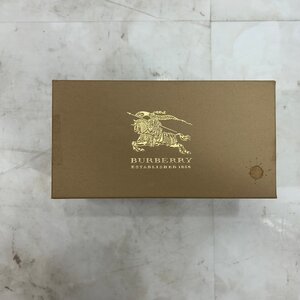 ♪M♪ BURBERRY メガネケース メガネ拭き付き ブラック 収納ケース 中古品 ♪A-241019