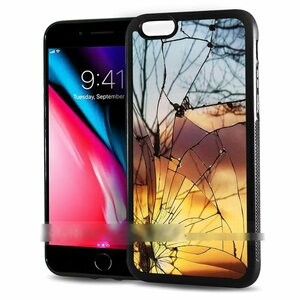 iPhone 6 Plus 6S Plus アイフォン シックス エス プラス 割れた ガラス スマホケース アートケース スマートフォン カバー