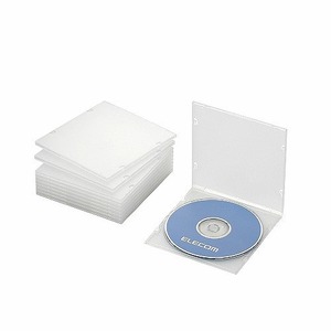 まとめ得 エレコム　Blu-ray/DVD/CDケース(スリム/PP/1枚収納) 10枚入 クリア CCD-JPCS10CR x [3個] /l