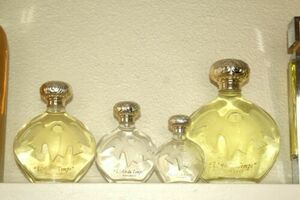 ラリック NINA RICCI FACTICE L"AIR DU TEMPS 香水 ボトル 瓶 DISPLAY Lalique