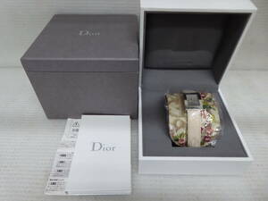 未使用品 Christian Dior クリスチャン ディオール マリス レディース 腕時計 D78-109 稼働品 D2-A