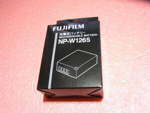 【新品】　【即決】 FUJIFILM 富士フィルム 【純正品】 バッテリー NP-W126S 未開封品 5.