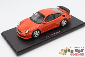 USED S=1/43 Spark スパーク S0704 RUF RT12 2005 オレンジ 中国製 現状渡し