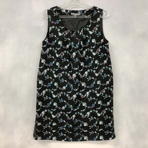 [PT13416] ローラアシュレイ ワンピース ミニ ブラック系 9 LAURA ASHLEY / 小型便OK