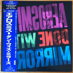 美盤 Aerosmith Done With Mirrors 帯付き LP レコード MVJG-25006