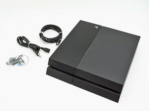 ○ジャンク【SONY ソニー】PS4本体 500GB CUH-1000A ジェットブラック