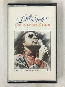 ■□X034 STEVIE WONDER スティービー・ワンダー LOVE SONGS グレイト・ラブ・ソング カセットテープ□■