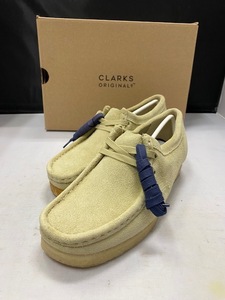 【訳あり新品】Clarks Wallabee Maple Suede 26155545 UK4.5 23.5cm クラークス ワラビー メープルスウェード 