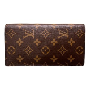 LOUIS VUITTON ルイ ヴィトン M66540 ポルトフォイユ・ブラザ 二つ折り 長財布 モノグラム ブラウン系 レディース メンズ【中古】