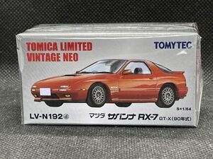 ＜MCT＞【新品】トミーテック トミカリミテッドヴィンテージ ネオ 1/64 LV-N192d マツダ サバンナRX-7 GT-X 90年式 赤