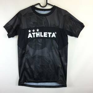 ATHLETA アスレタ プラクティスシャツ Tシャツ 速乾 ブラック タグ切れ サイズ不明