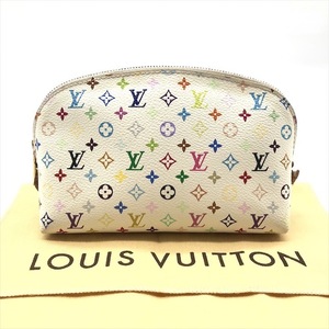 良品 LOUISVUITTON ルイヴィトン モノグラム マルチカラー ブロンリッチ コスメ ポーチ 小物入れ a4143