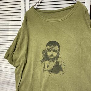 AMRX 1スタ カーキ ムービー Tシャツ レミゼラブル ミュージカル 映画 90s 00s ビンテージ 古着 ベール 卸 仕入れ