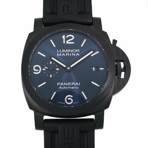 パネライ ルミノール マリーナ カーボテック ブルーノッテ PAM01664 X番 ブルー メンズ 中古 送料無料 腕時計