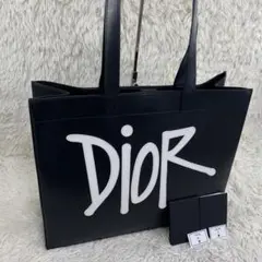 希少品‼️ Dior×ステューシー  コラボ　トートバッグ　オールレザー