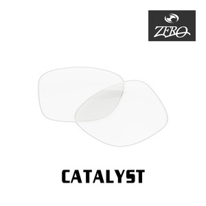 オークリー サングラス 交換レンズ カタリスト ミラーなし CATALYST OAKLEY ZERO TECH BASE製 互換レンズ