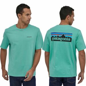 patagonia Tシャツ P-6 Logo Organic T-Shirt オーガニック　Light Beryl Green ライトベリルグリーン　LBYG XLサイズ