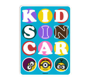 ミニオンズ ステッカー アメリカン キャラクター アメリカ 車 子供 乗ってます Minions KIDS IN CAR