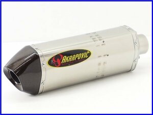 【M2】良品♪AKRAPOVIC ヘキサゴナル チタンサイレンサー♪60.5mm♪GPz900R/ZRX1200R/ゼファー1100/XJR1300/V-MAX/X4/CB1300SF/CB1000SF♪