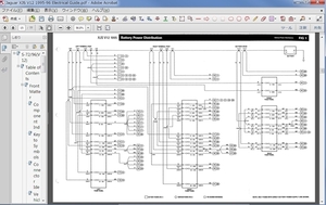 ジャガー XJS V12 1995-96 Electrical Guide 配線図　JAGUAR 