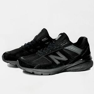 極美品 new balance m990bb5 トリプルブラック m990 bk5 bk6 bb4 bk4 jj4 wt6 990 v5 v6 v4 992 993 26cm 