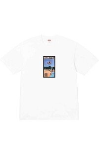 210　24SS シュプリーム ウェルカムトゥーヘル　Tシャツ 白 Ｌサイズ Tee White シュプリーム Tシャツ ホワイト 白