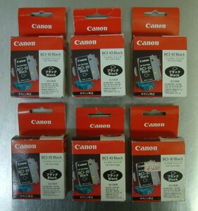 Canon 純正 インクタンク BCI-10 Black ブラック (3個入り) 6箱セット