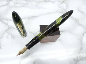 ★当時物 希少 SHEAFFER ショートバランス 3-25 14K USA ビンテージ万年筆