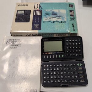 CASIO カシオDK-1100 漢字電子手帳　未使用　ジャンク扱い　