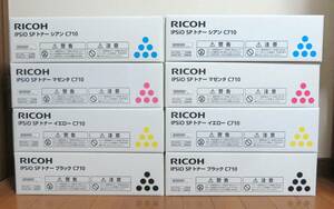 【新品・未開封】★ RICOH 純正 IPSiO SP トナー C710 4色×２セット ♪ 