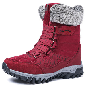 ☆ ワイン ☆ 38(24cm) ☆ スノーブーツ pmysnowboot04 スノーブーツ レディース スノーシューズ 冬 ブーツ トレッキングシューズ