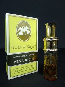 O1282 【ニナリッチ レールデュタン パルファム 7.5ml】ちょっと使ってます。NINA RICCI parfum EDT/60