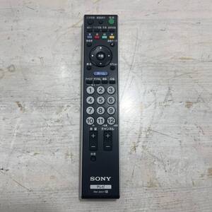 3251　動作確認済　SONY ソニー テレビ TV用 RM-JD017 リモコン