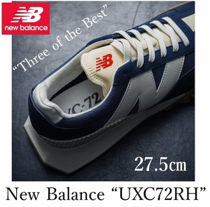 ◆モデル出品◆新品 27.5cm ニューバランス XC-72 RH -NAVY/WHITE- NEW BALANCE Nロゴ ランニング スニーカー 紺色/白 (公式HP完売) 