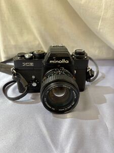 【D104】ミノルタ MINOLTA XE + MD ROKKOR 50mm F1.2 フィルム マニュアルフォーカス 一眼レフカメラ