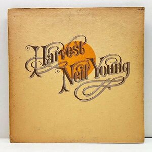 USオリジナル 初版 Wマーク無し 粗ざら・ゲートフォールド仕様 NEIL YOUNG Harvest (