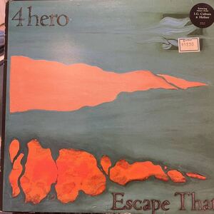 ■ 4 HERO - Escape That (I.G. Culture Remix) / Planetaria (Hefner Remix) ■ 盤質良好　1999年