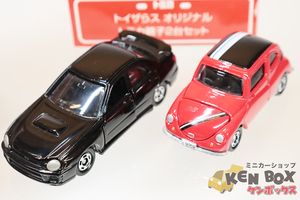 TOMICA トミカ トミカ親子2台セット(SUBARU スバル 360・IMPREZA インプレッサ) トイザらスオリジナル 中国製 現状渡し