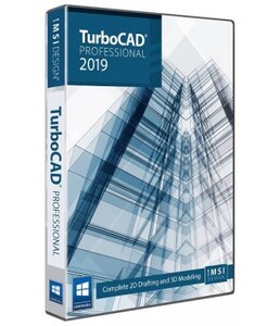 TurboCAD Professional 2019 Windows 正規版 ダウンロード版 2023へ変更あり 新品即決！ ターボキャド プロ 　