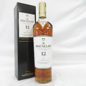 【未開栓】The MACALLAN ザ・マッカラン 12年 シェリーオーク ウイスキー 700ml 40% 箱付 11742517 1223